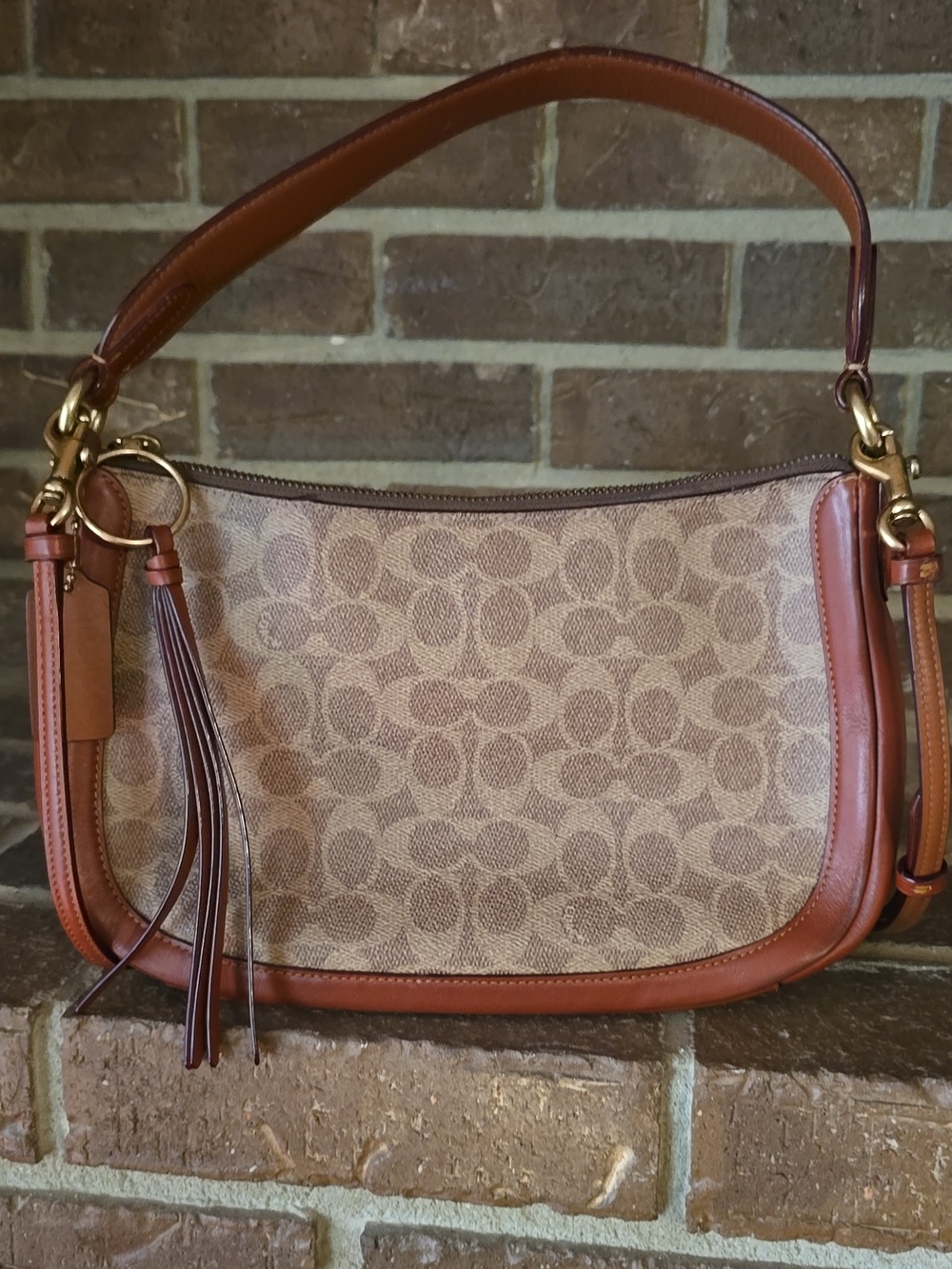 COACH Sutton Crossbody in Signature Canvas TAN